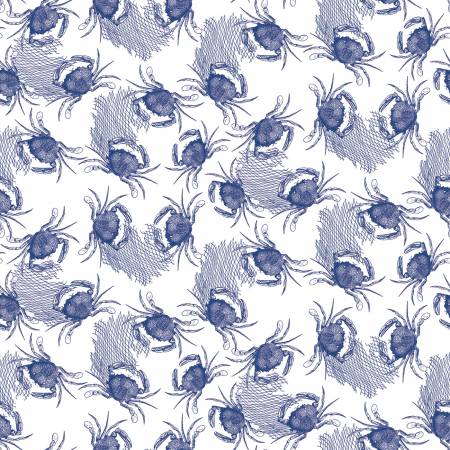 Nautical Crab White