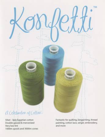 WonderFil Real Thread Konfetti Color Card
