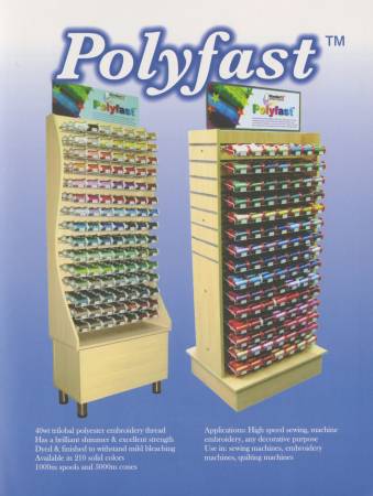 WonderFil Real Thread Polyfast Color Card