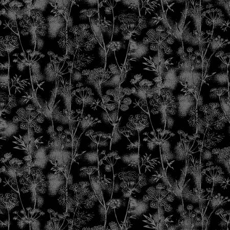 Black Delicate Dandelion Stems FLEUR-CD1813 BLACK