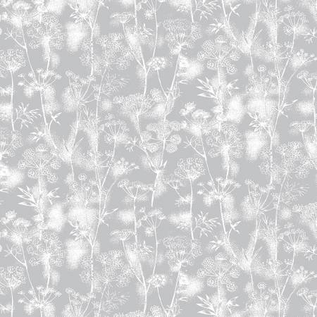 Grey Delicate Dandelion Stems FLEUR-CD1813 GREY