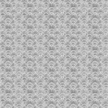 White Graphite Scallop Sketch TEXTURE-CD1816 WHITE