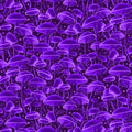 Purple Bioluminescente Mushrooms CD2851-PURPLE