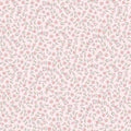 Purrfection Flannel Pink Tiny Floral Vines