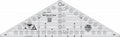 Creative Grids 120 Degree Triangle Quilt Ruler (6.5" x 21.5")