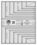 Creative Grids Quilt Ruler Half Rectangle Trim Tool