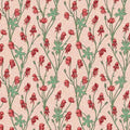 Monkshood Fuchsia || Bedford Park Cotton Lawn