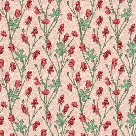 Monkshood Fuchsia || Bedford Park Cotton Lawn