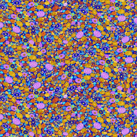 Purple Metallic Geo Floral CM2607-Purple