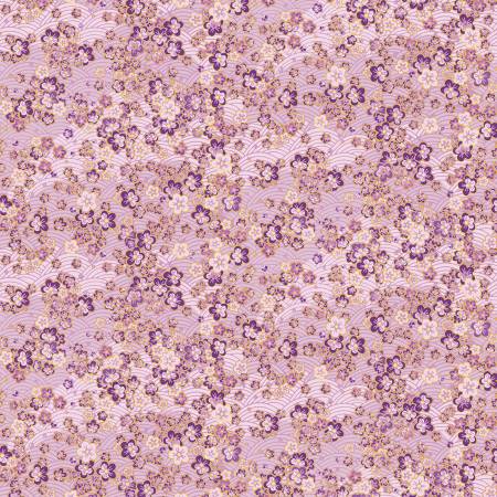Pink Weave And Florals Metallic
