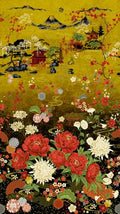 Multi Lotus Garden Met Panel 24in