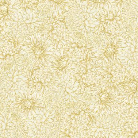 Cream Metallic Chrysanthemums