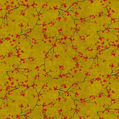 Gold Cherry Blossom Branches Met