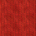 Red Japanese Hiragana Writing