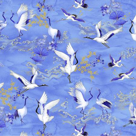 Sea Asian Crane Metallic
