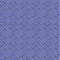 Blue Asian Blue Geo Metallic