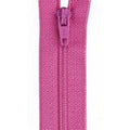 All-Purpose Polyester Coil Zipper 7"  Dark Rose
