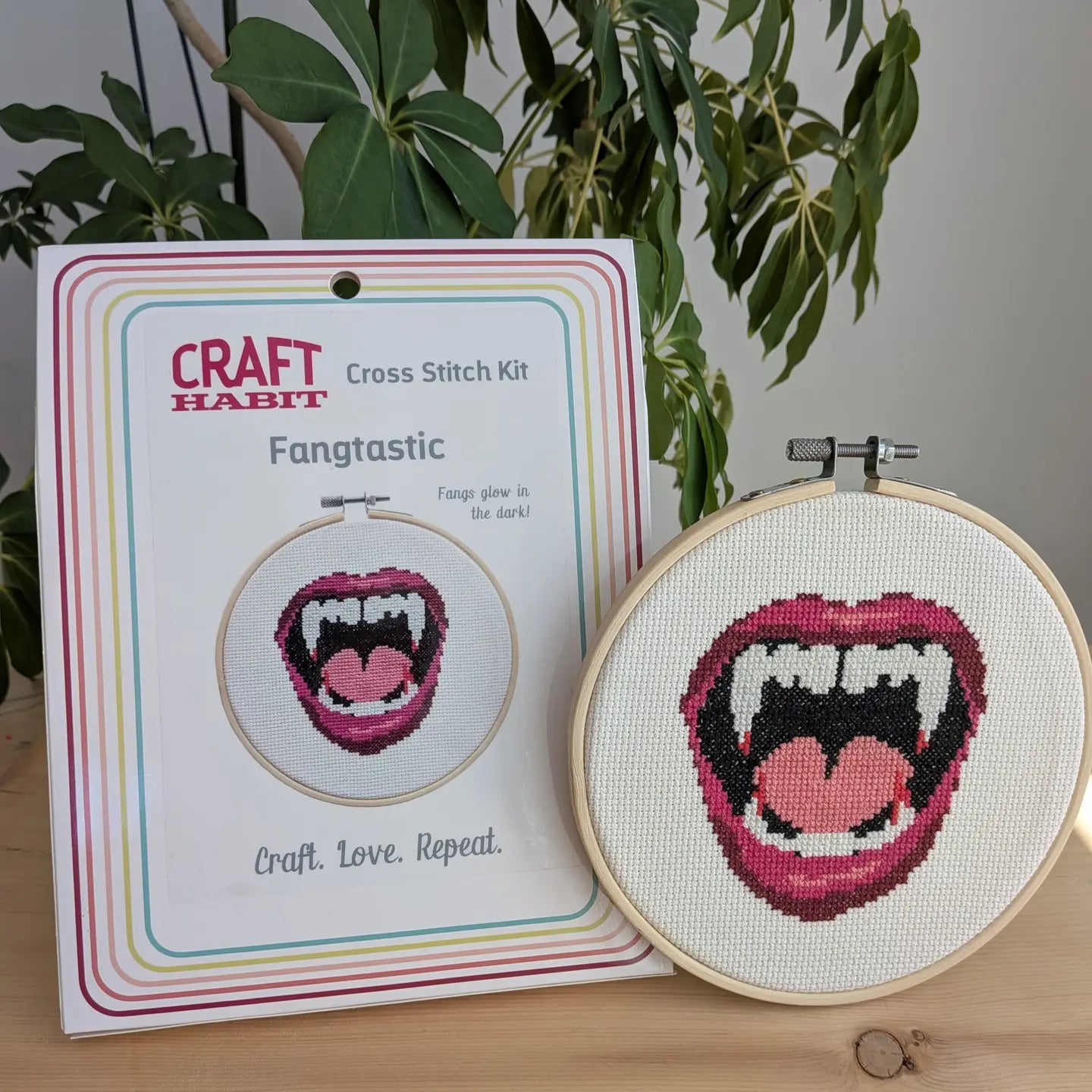 Fangtastic Cross Stitch Kit