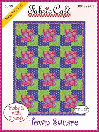 Town Square 3 Yard Quilt Pattern