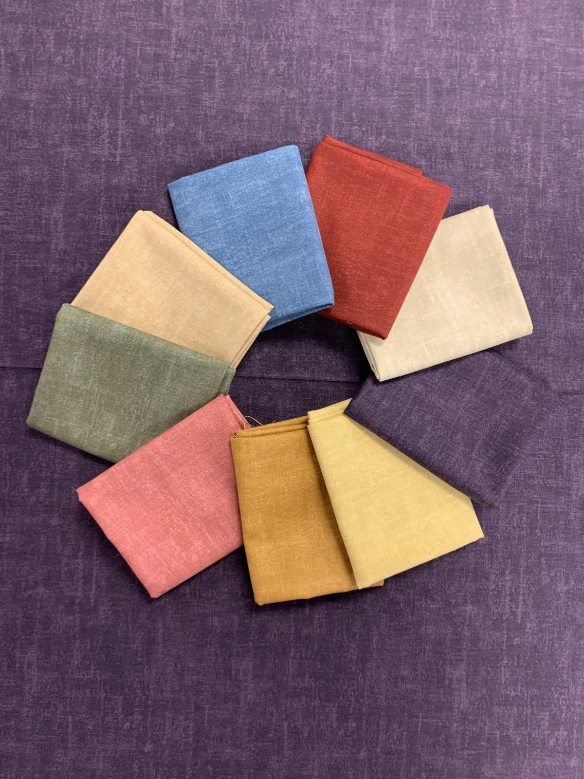 Marcus Fabrics Semi Solid Half Yd Bundle (9)