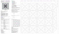 White Get Pieced Pattern Panel GPOP