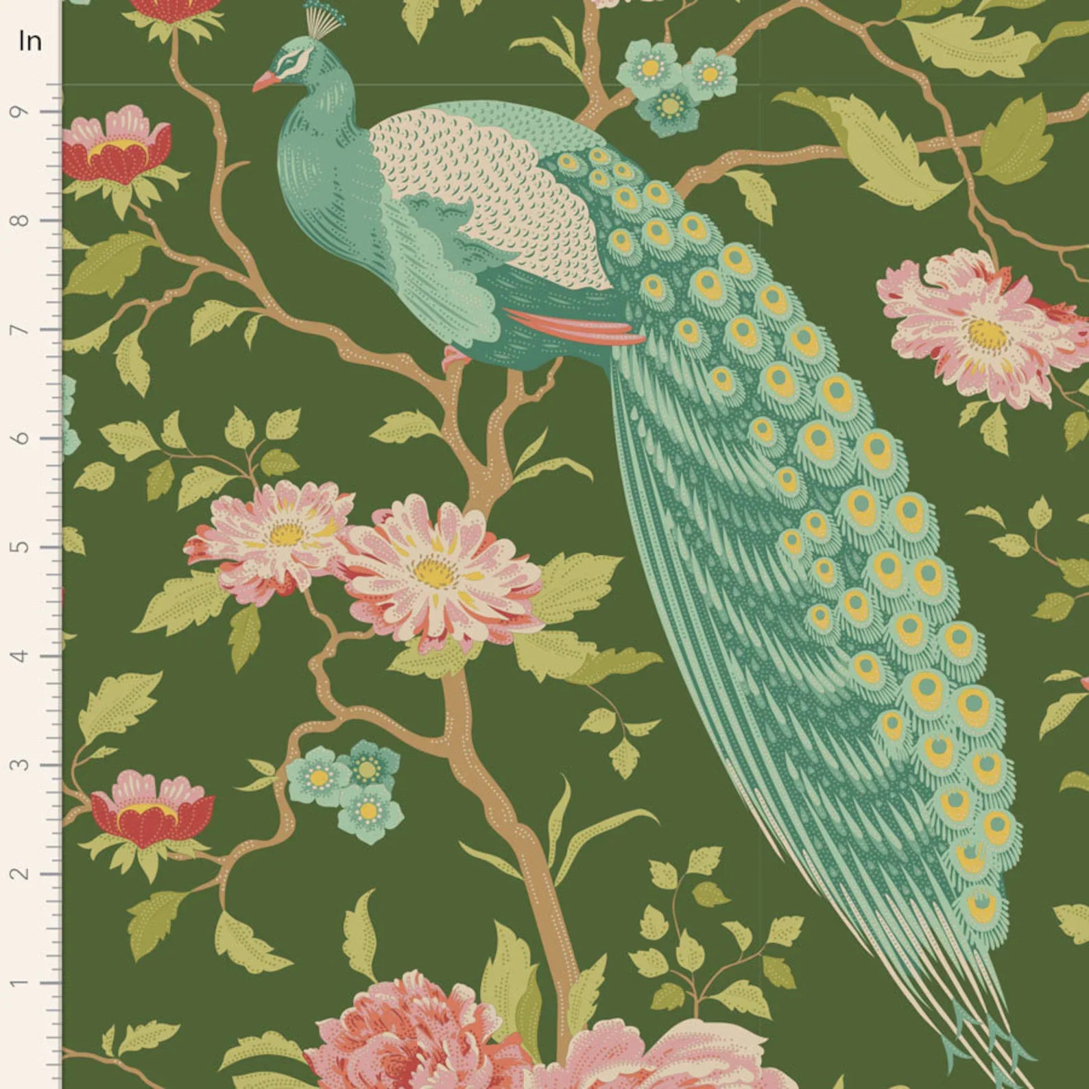 Chic Escape- Peacock Tree Green