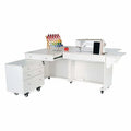 Kangaroo XL & Joey Sewing Cabinet (Electric Ash White)