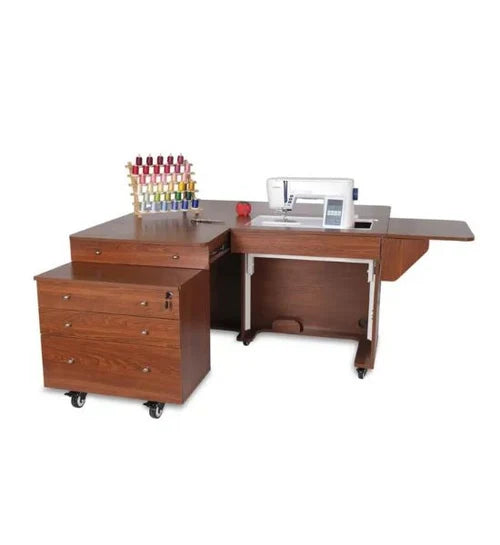 Kangaroo & Joey Sewing Cabinet - Hydraulic - K8805 Teak