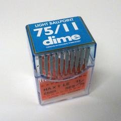 DIME Flat Shank Needles - Ballpoint 75/11 (20 ct)