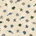 Turtle Bay - Ecru Mini Sealife (9530-E)