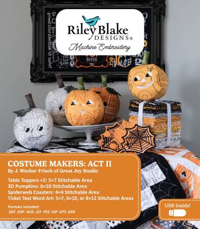 Costume Makers Act 2 Machine Embroidery USB
