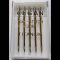 Organ Top Stitch Size 90/14 Needles - Titanium