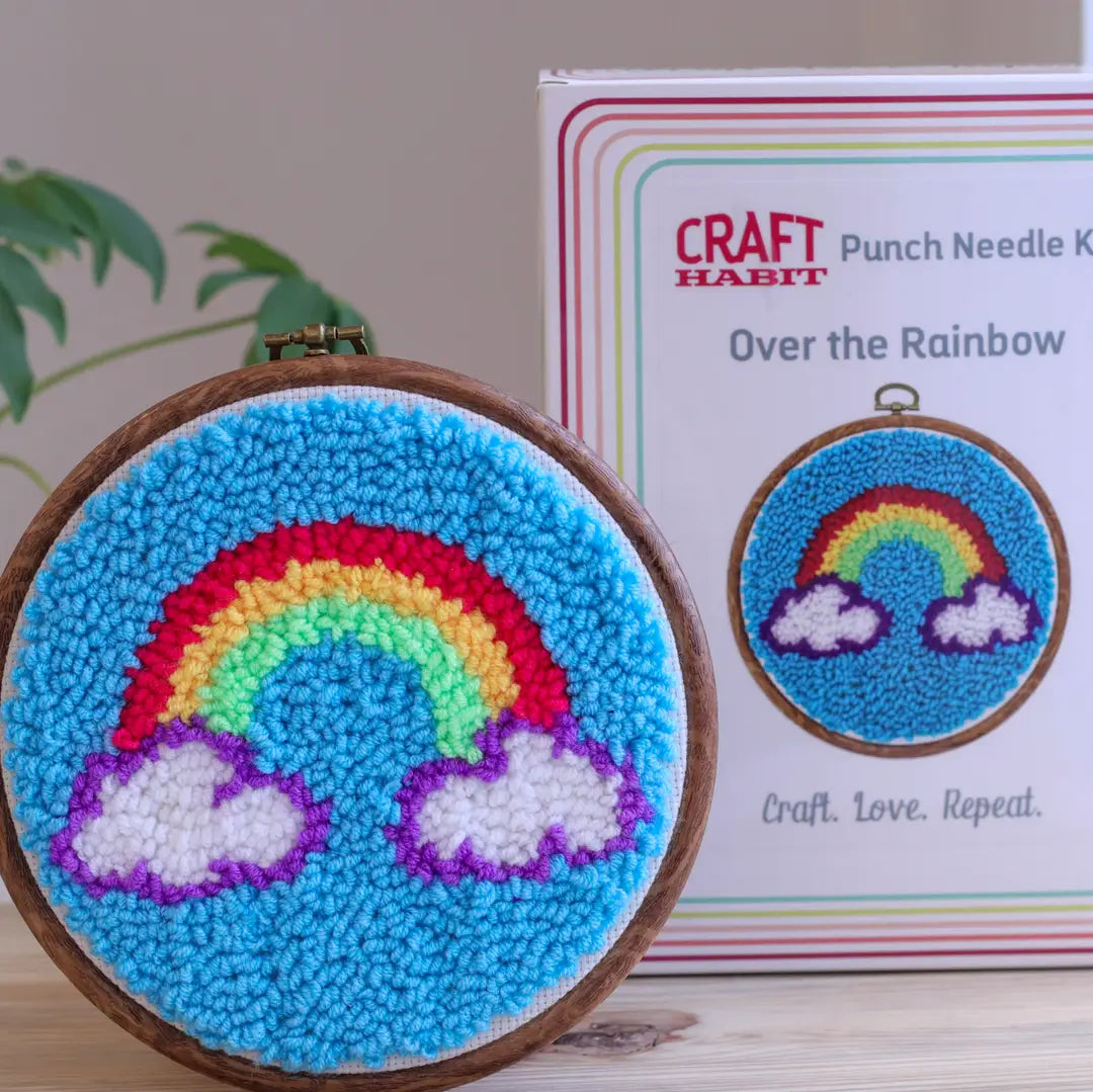 Over the Rainbow Punch Needle Kit
