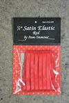 Satin Elastic .25in 4yds- Red