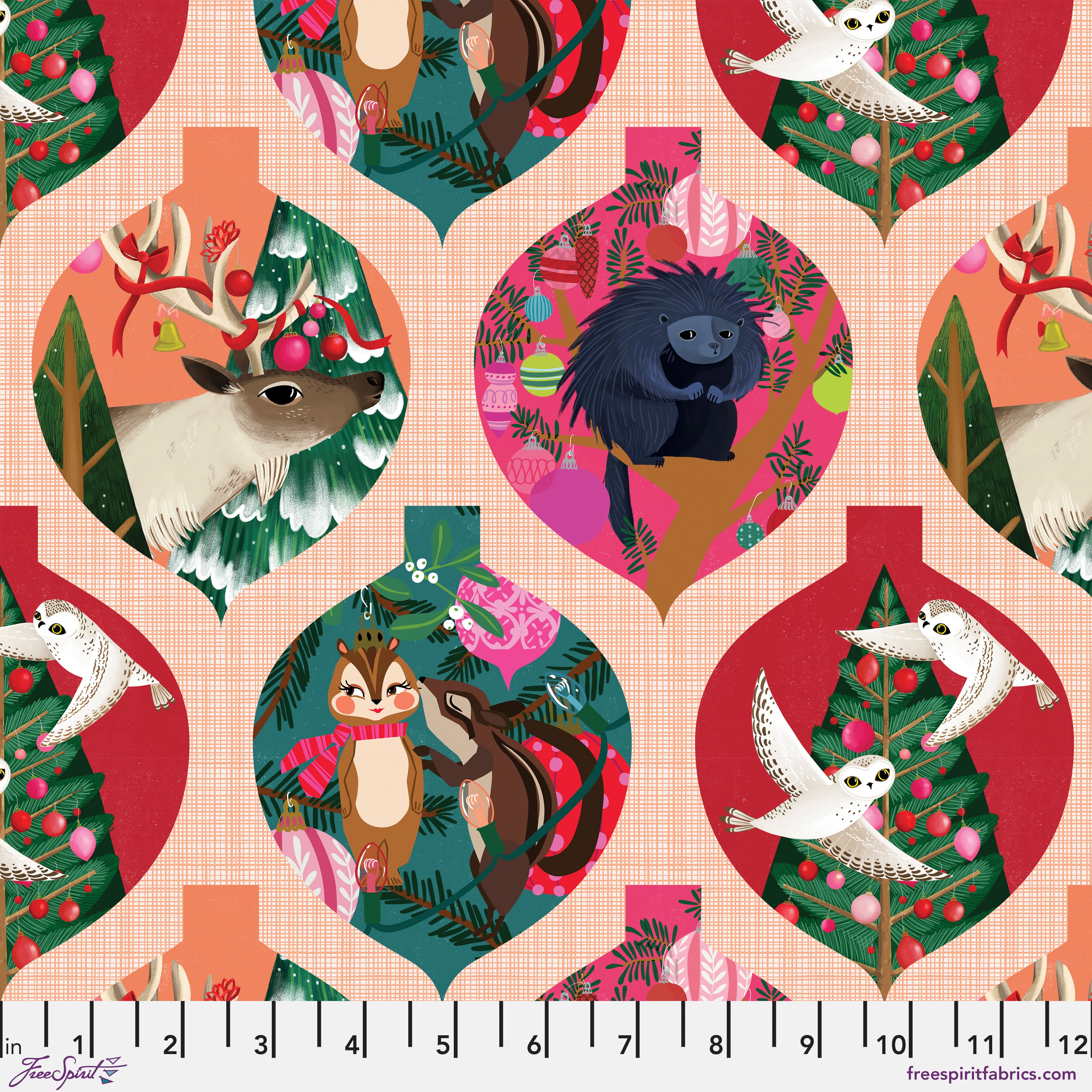 Animal Ornaments - Multi || Woodland Holiday
