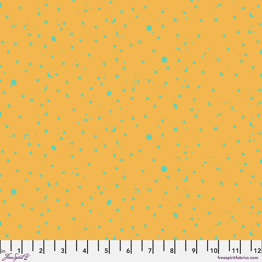 Space Sprinkles - Papaya || Tula Pink True Colors