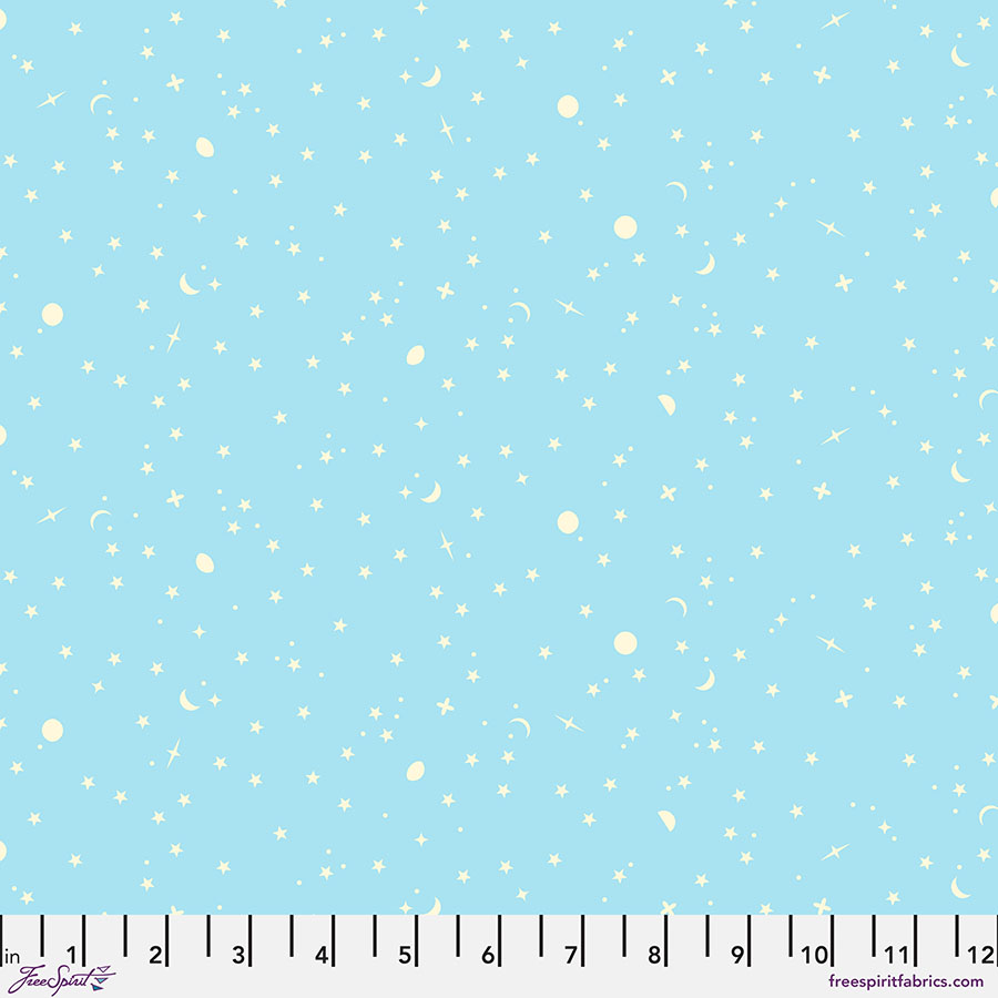 Space Sprinkles - Waterfall || Tula Pink True Colors