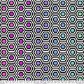 Backing Fabric - Rainbow Hexy XL - QBTP012.Ink || Tula's True Colors Quilt Backs