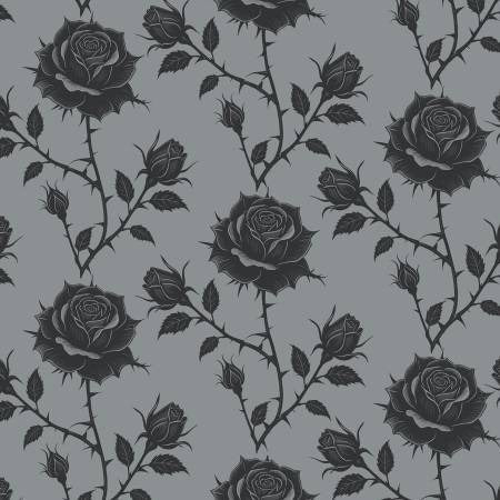 Simply Wicked Gray Roses