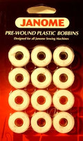Janome Packaged Bobbins-White(12pk)