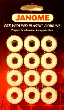 Janome Packaged Bobbins-White(12pk)