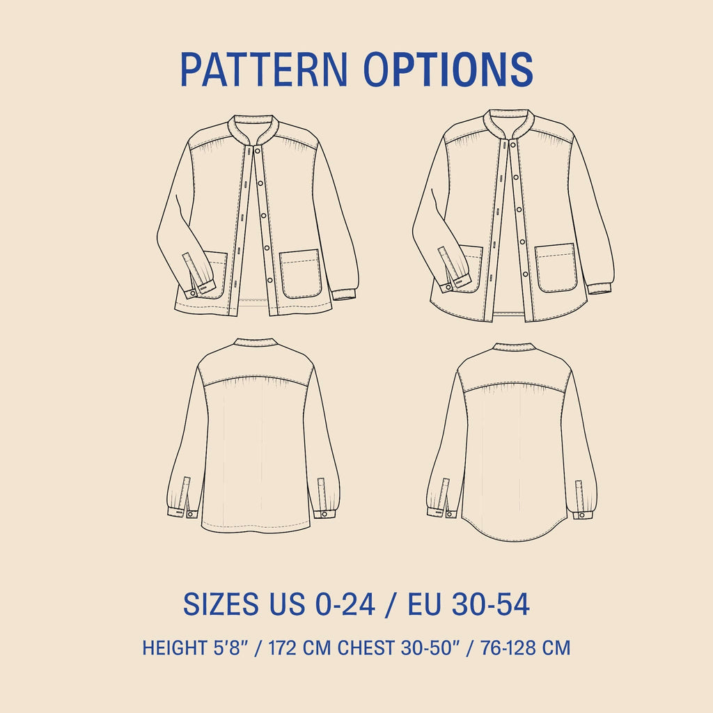 Artist Jacket Sewing Pattern Wardrobe By Me