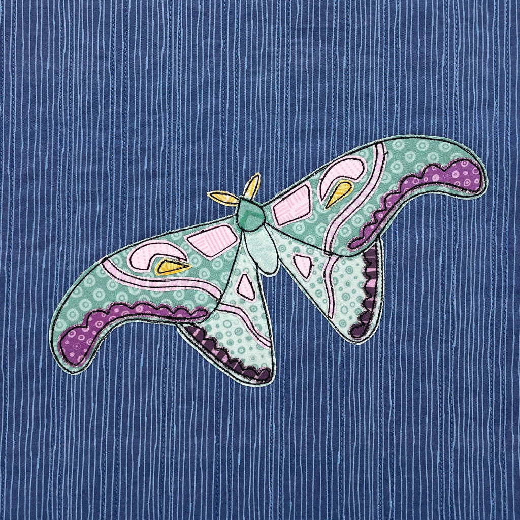 Atlas Moth Applique Quilt Pattern