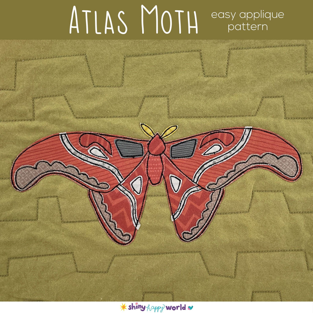 Atlas Moth Applique Quilt Pattern