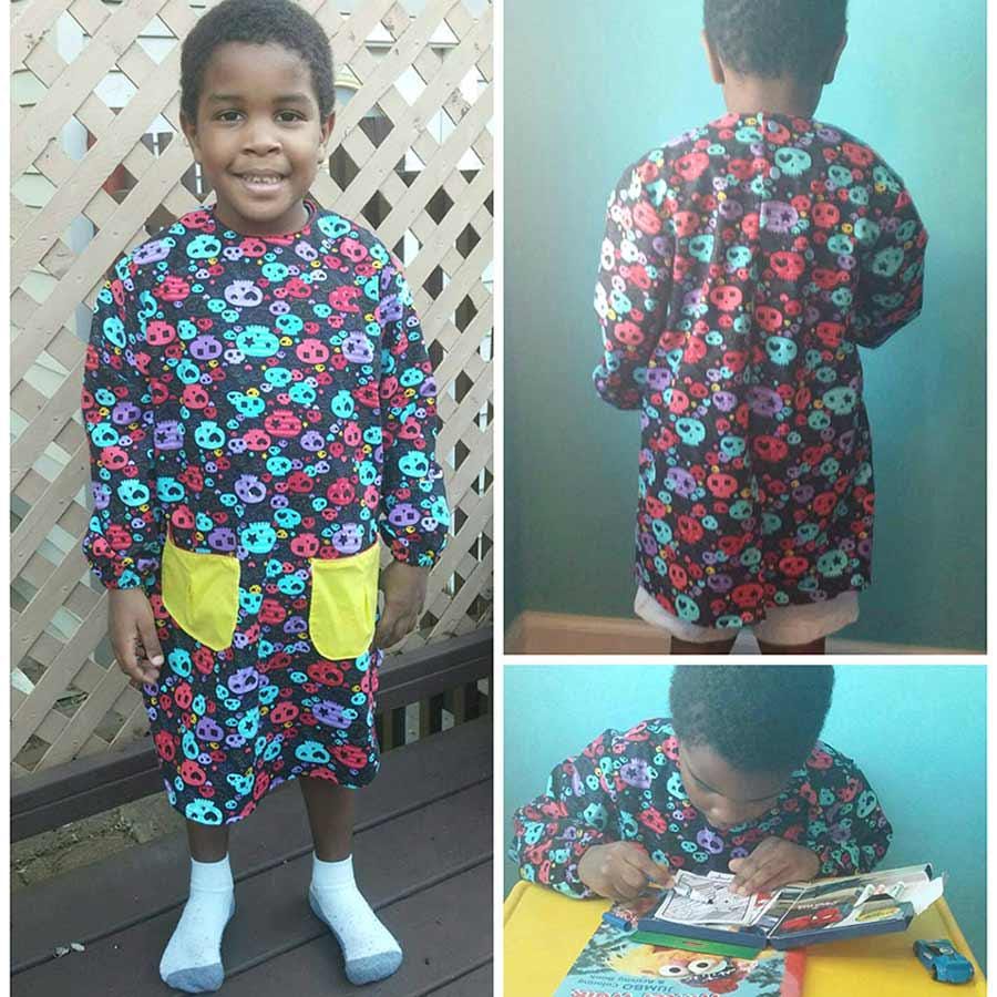 Bear Art Smock Pattern