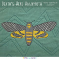 Death's Head Hawkmoth Applique Quilt Pattern
