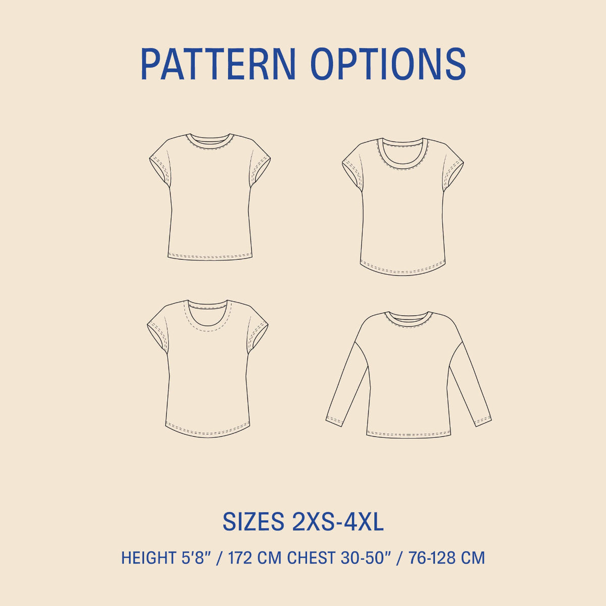 Easy T-shirt Sewing Pattern Wardrobe By Me