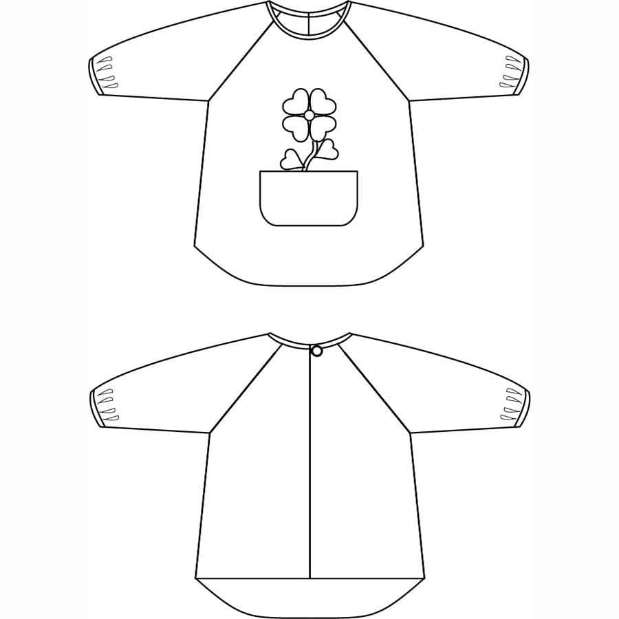 Flower Apron Smock Pattern