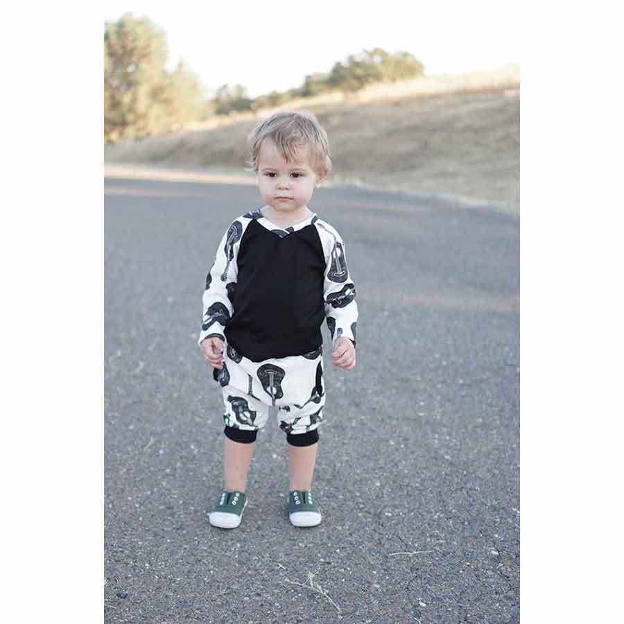 Grunge Raglan T-Shirt Pattern