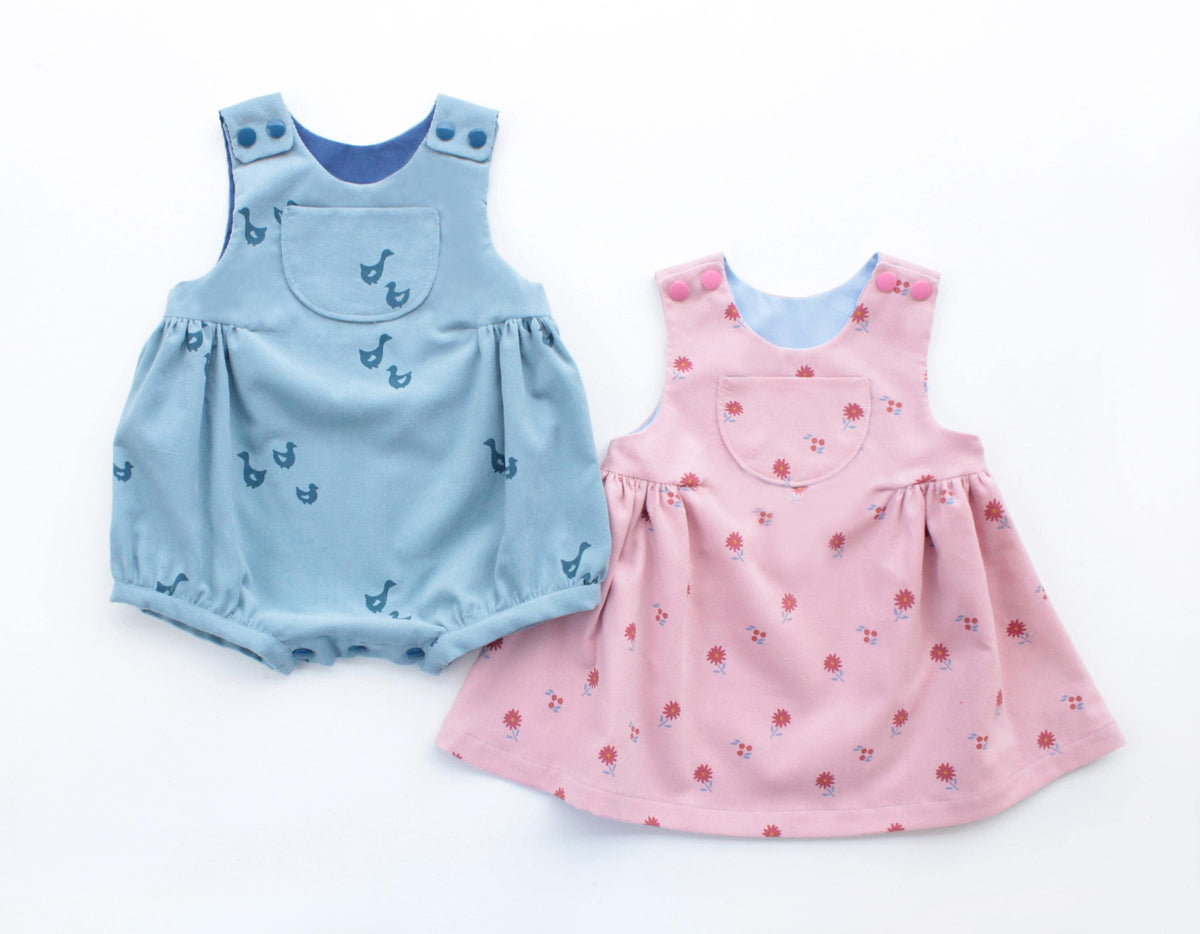 Happy Pond Bubble Romper & Pinafore Pattern